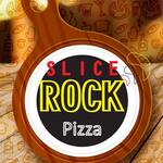 Logotipo Slice Rock Pizza